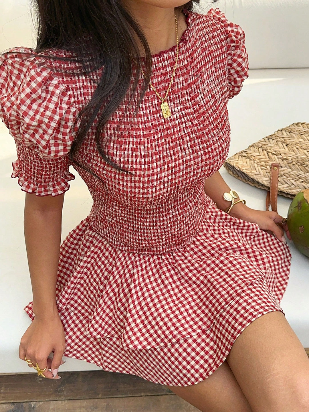 Rochie mini SHEIN, roșu