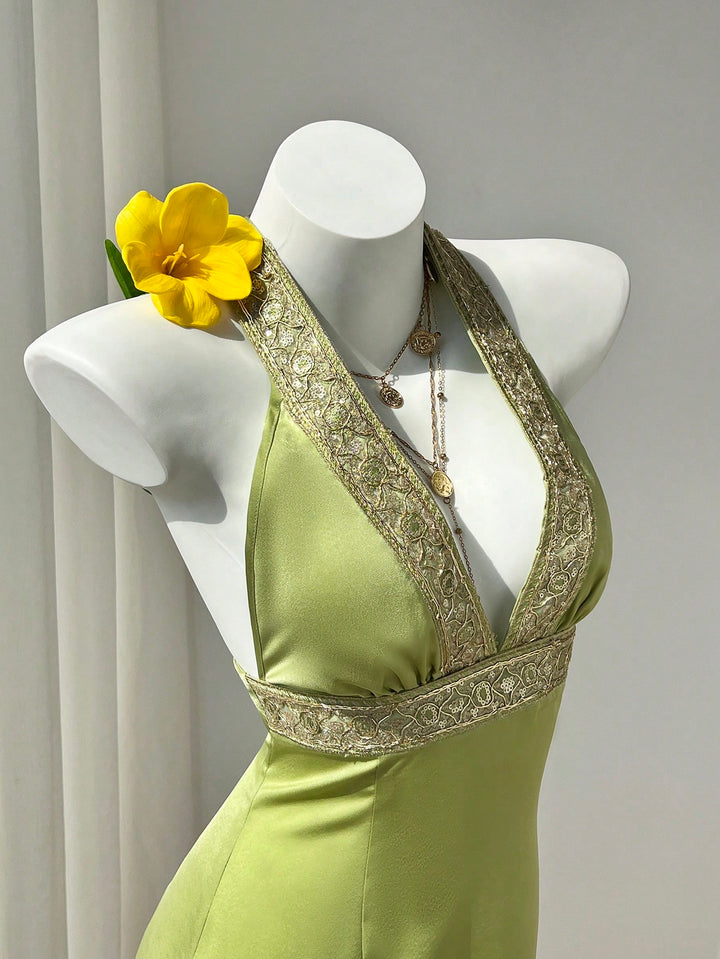 Rochie scurtă SHEIN, verde