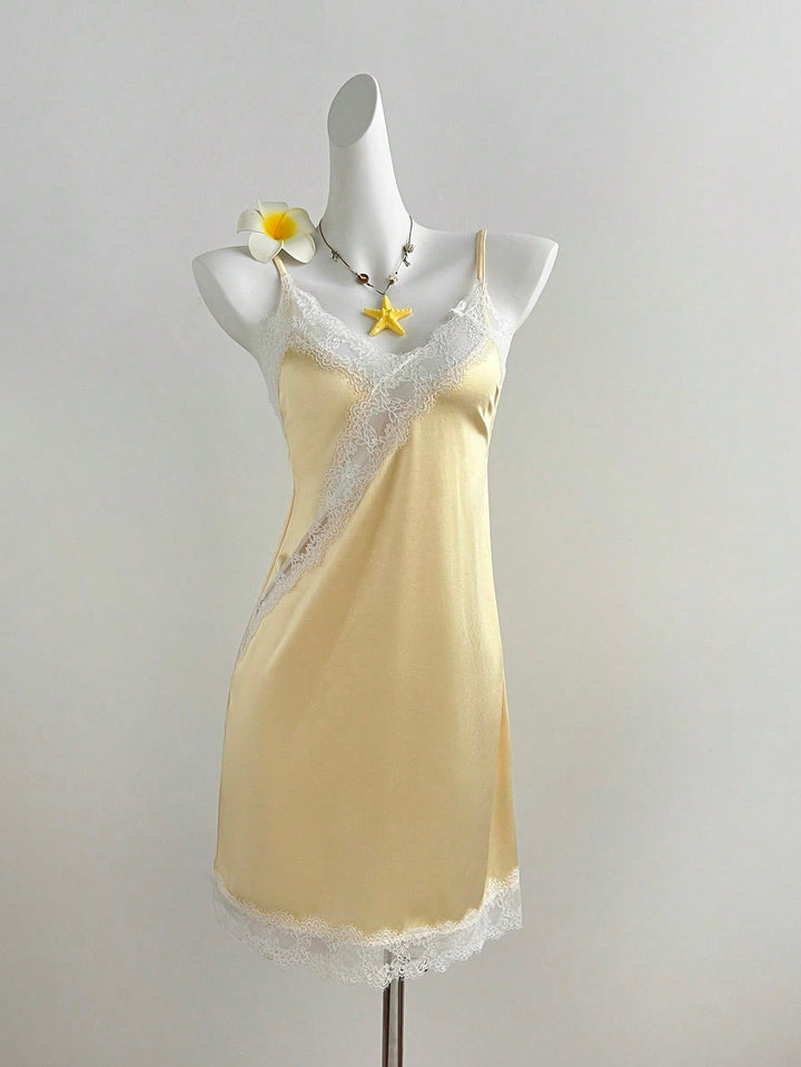 Rochie scurtă SHEIN, galben