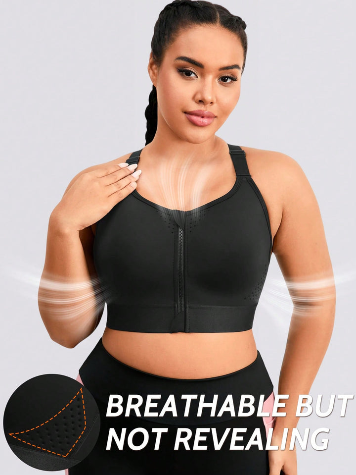 Bustieră sport SHEIN, negru