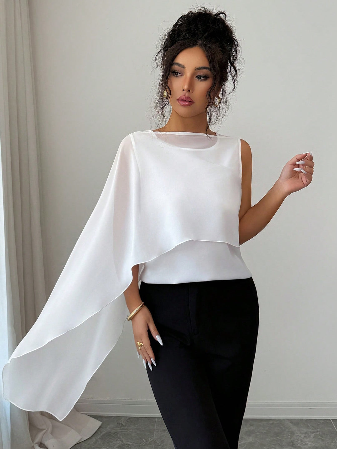 Bluza SHEIN, alb