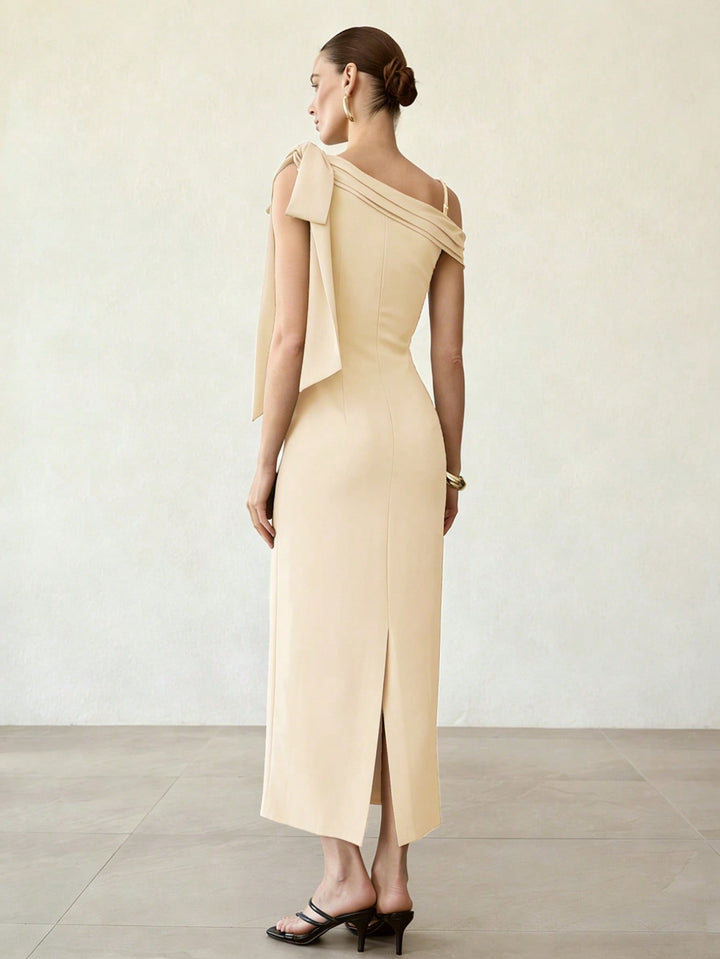 Rochie maxi SHEIN, portocaliu