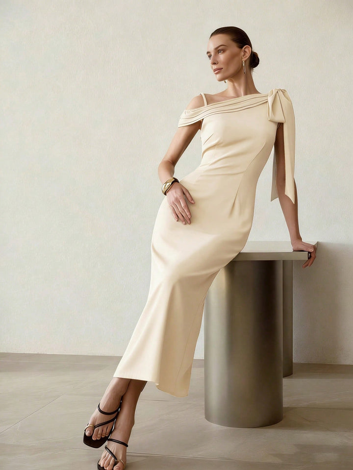 Rochie maxi SHEIN, portocaliu