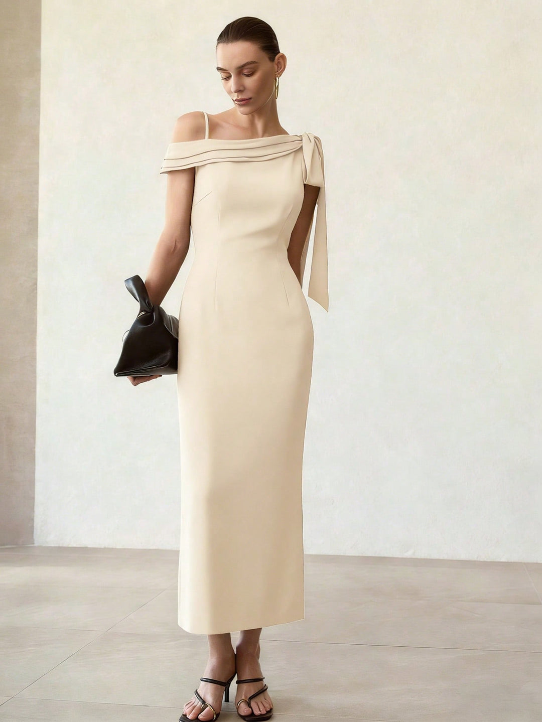 Rochie maxi SHEIN, portocaliu