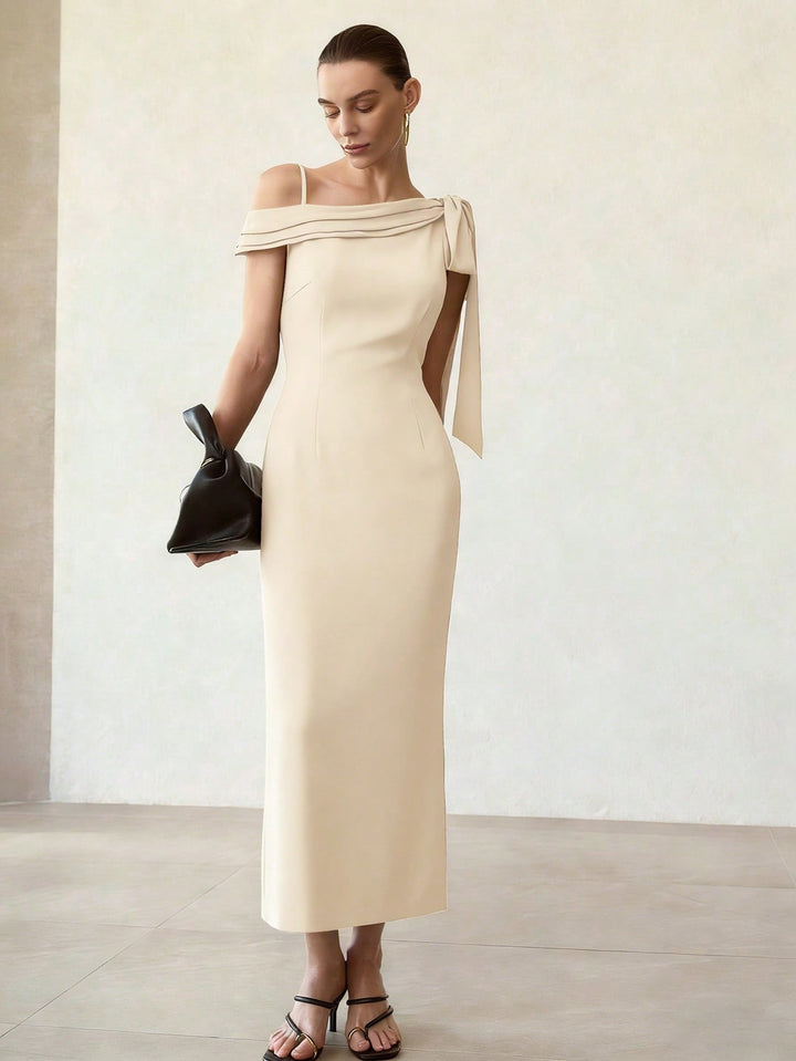 Rochie maxi SHEIN, portocaliu