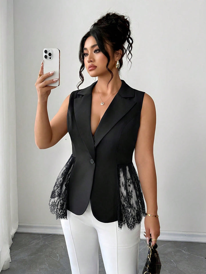 Sacou SHEIN, negru