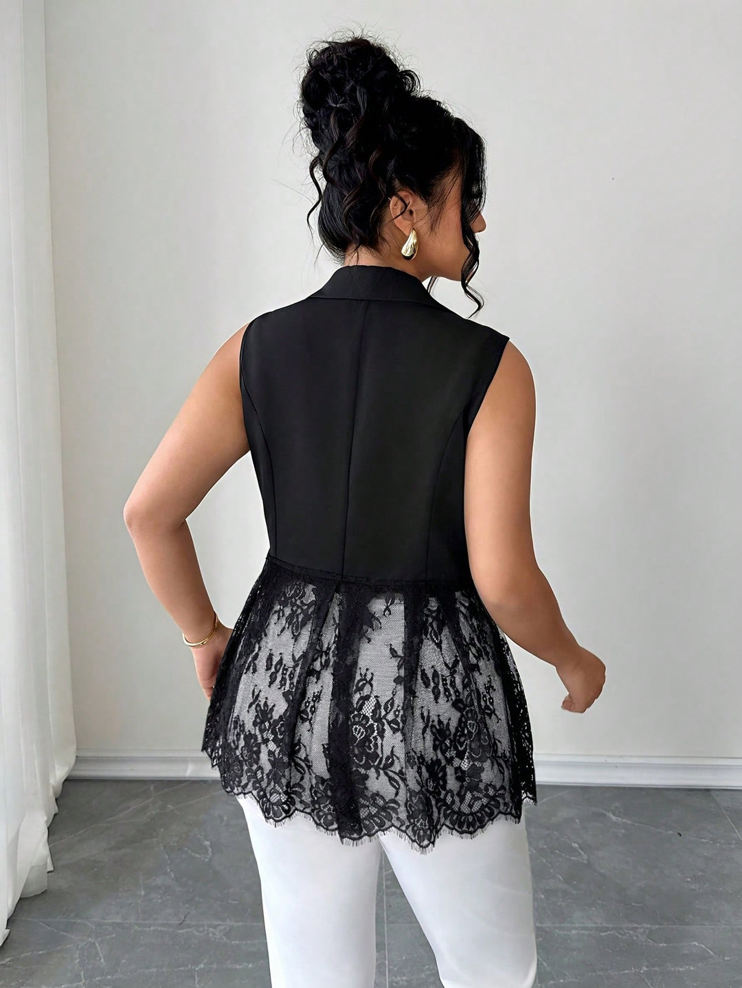 Sacou SHEIN, negru