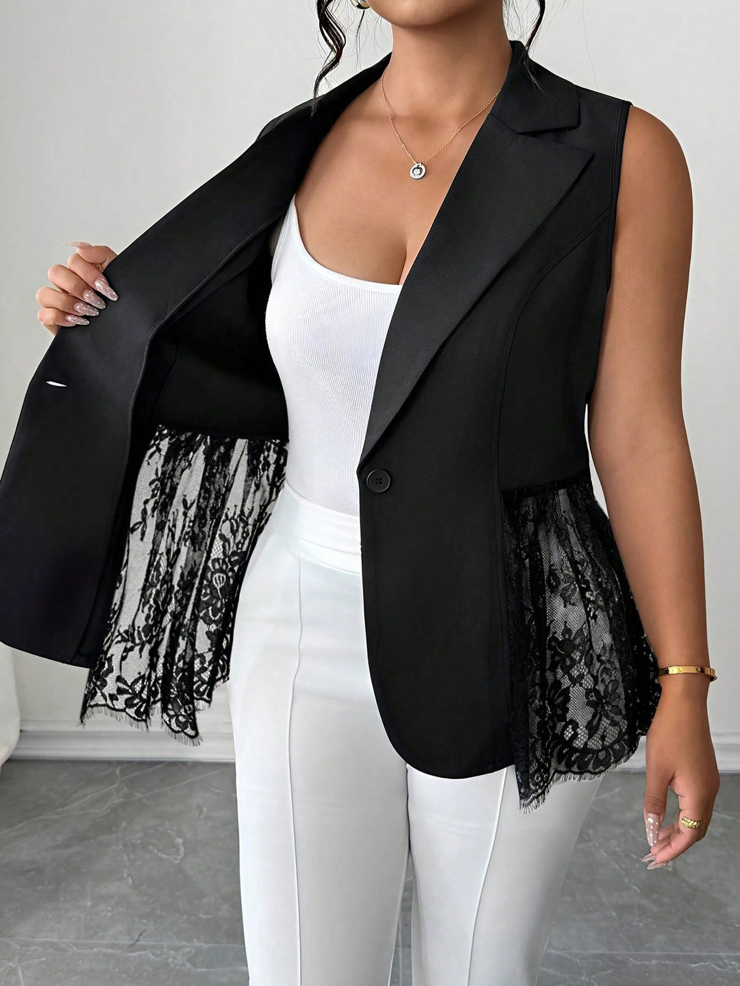 Sacou SHEIN, negru