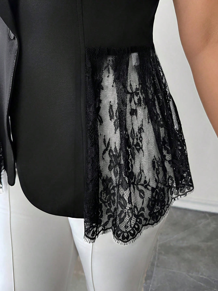 Sacou SHEIN, negru