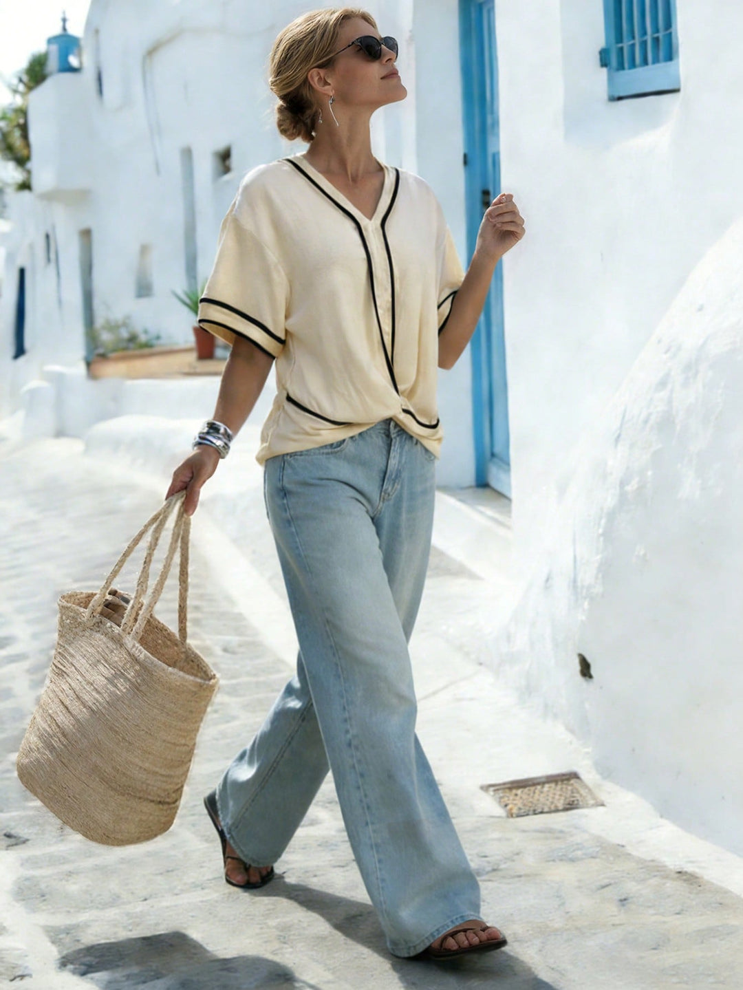 Tricou SHEIN, portocaliu