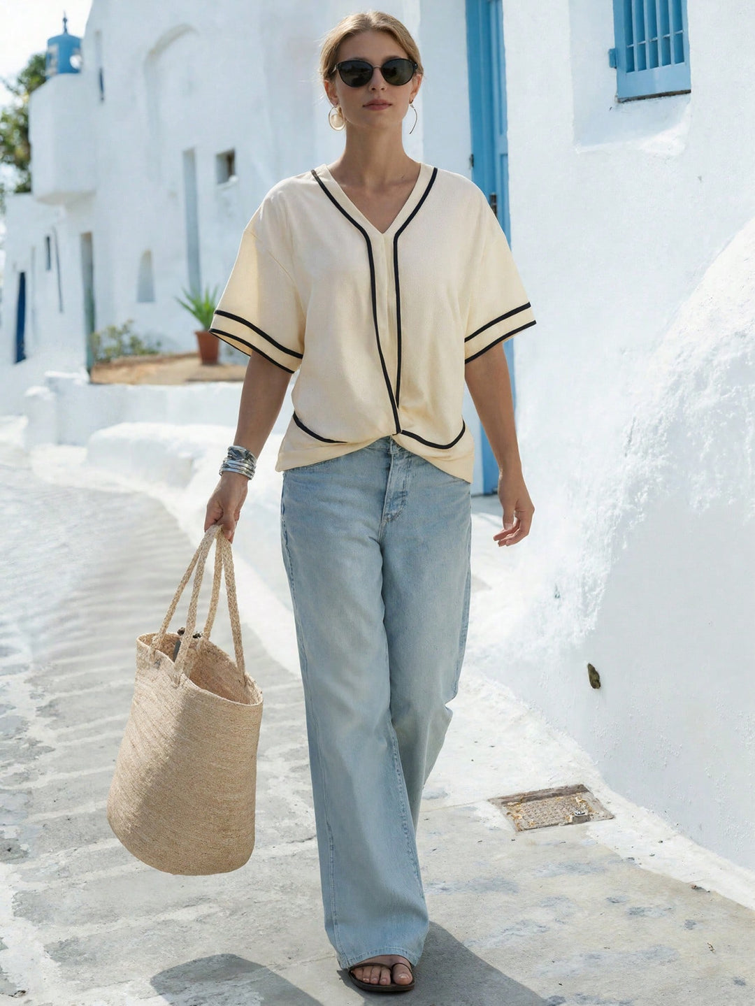 Tricou SHEIN, portocaliu