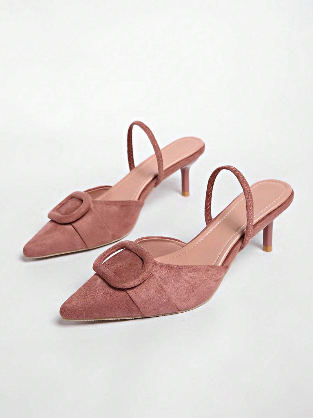 Pantofi cu toc SHEIN, roz