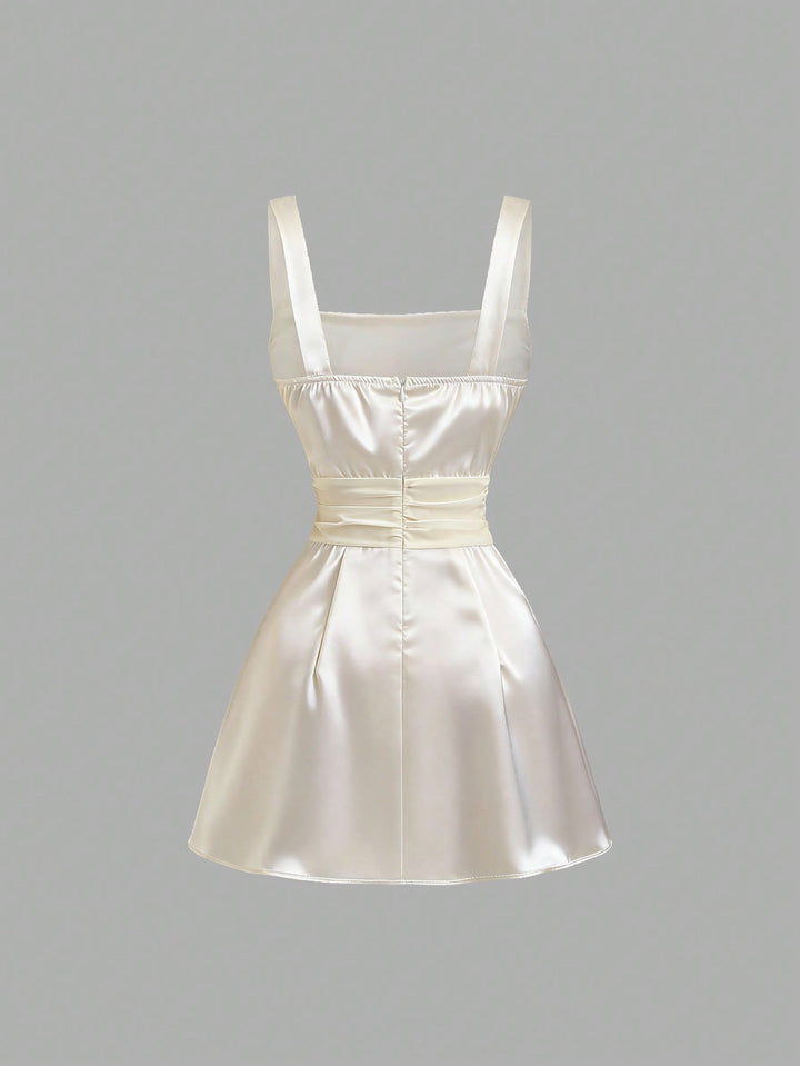 Rochie mini SHEIN, bej