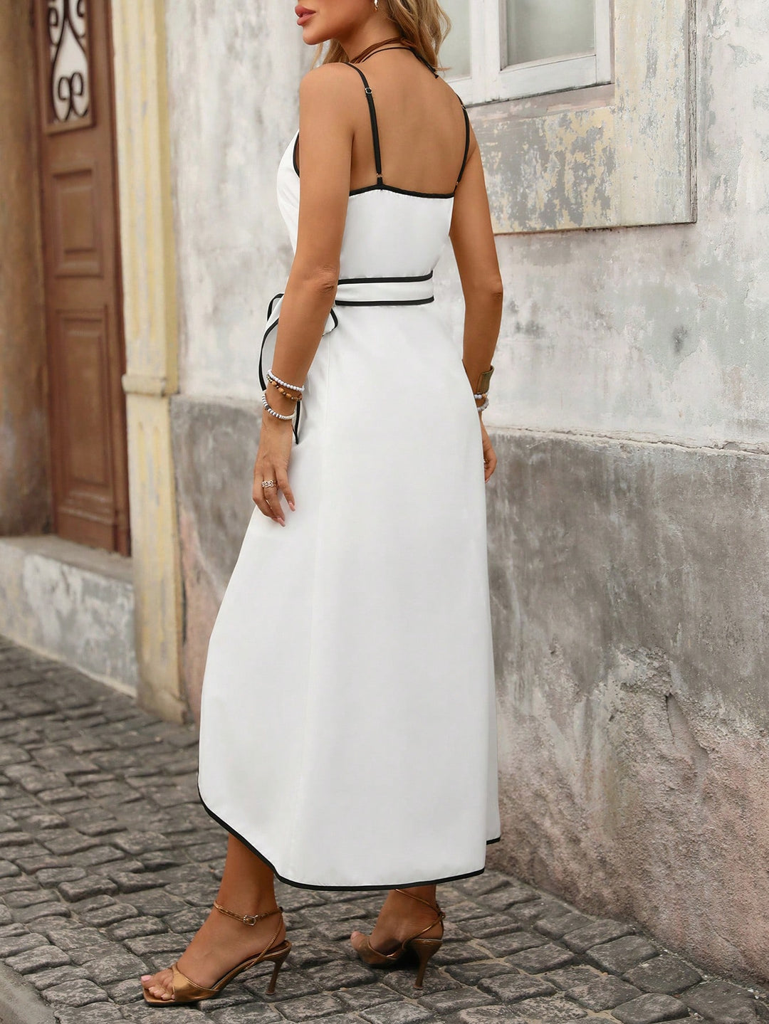 Rochie midi SHEIN, alb