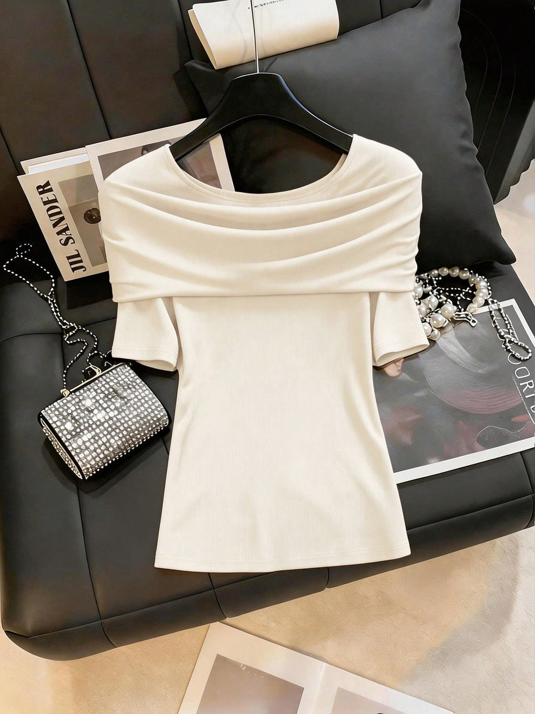 Tricou SHEIN, bej