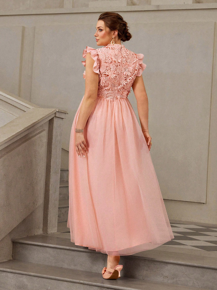 Rochie maxi SHEIN, roz
