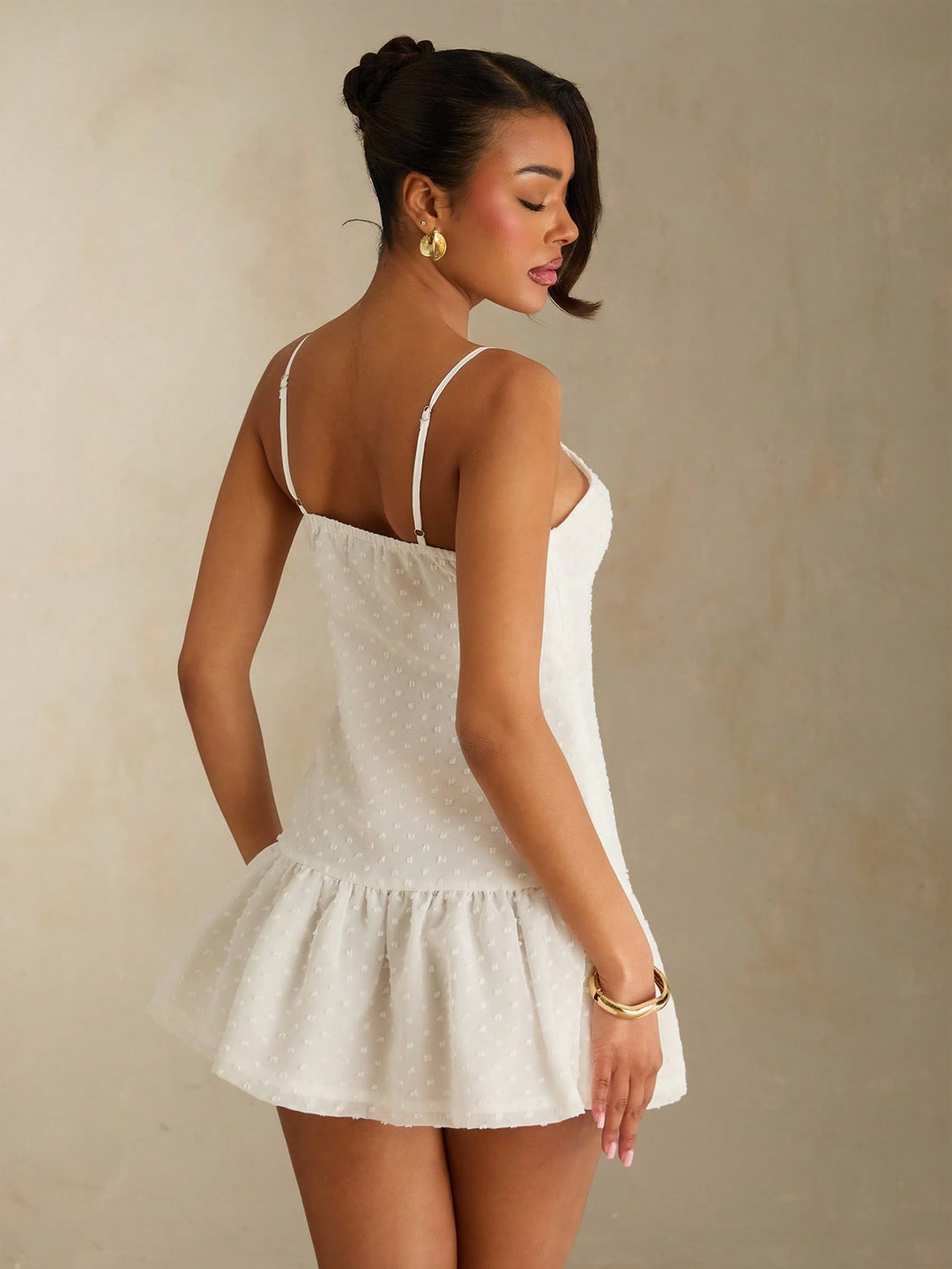 Rochie scurtă SHEIN, alb