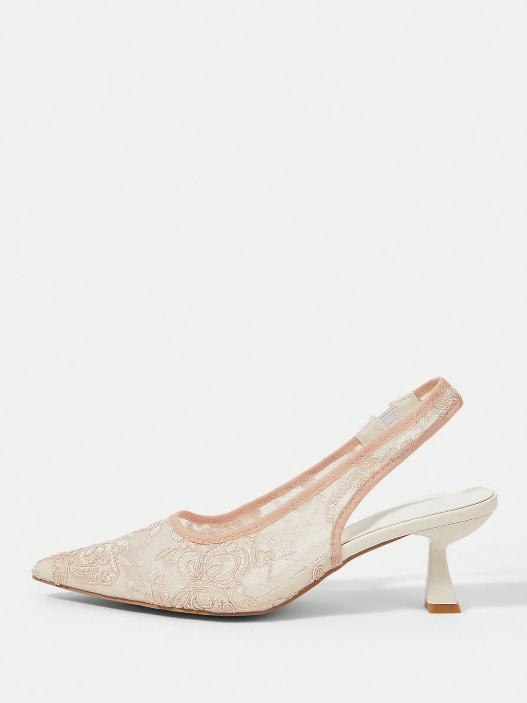 Pantofi cu toc SHEIN, bej