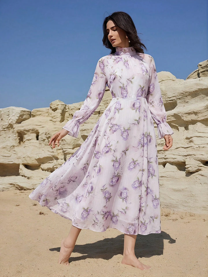 Rochie maxi SHEIN, mix culori