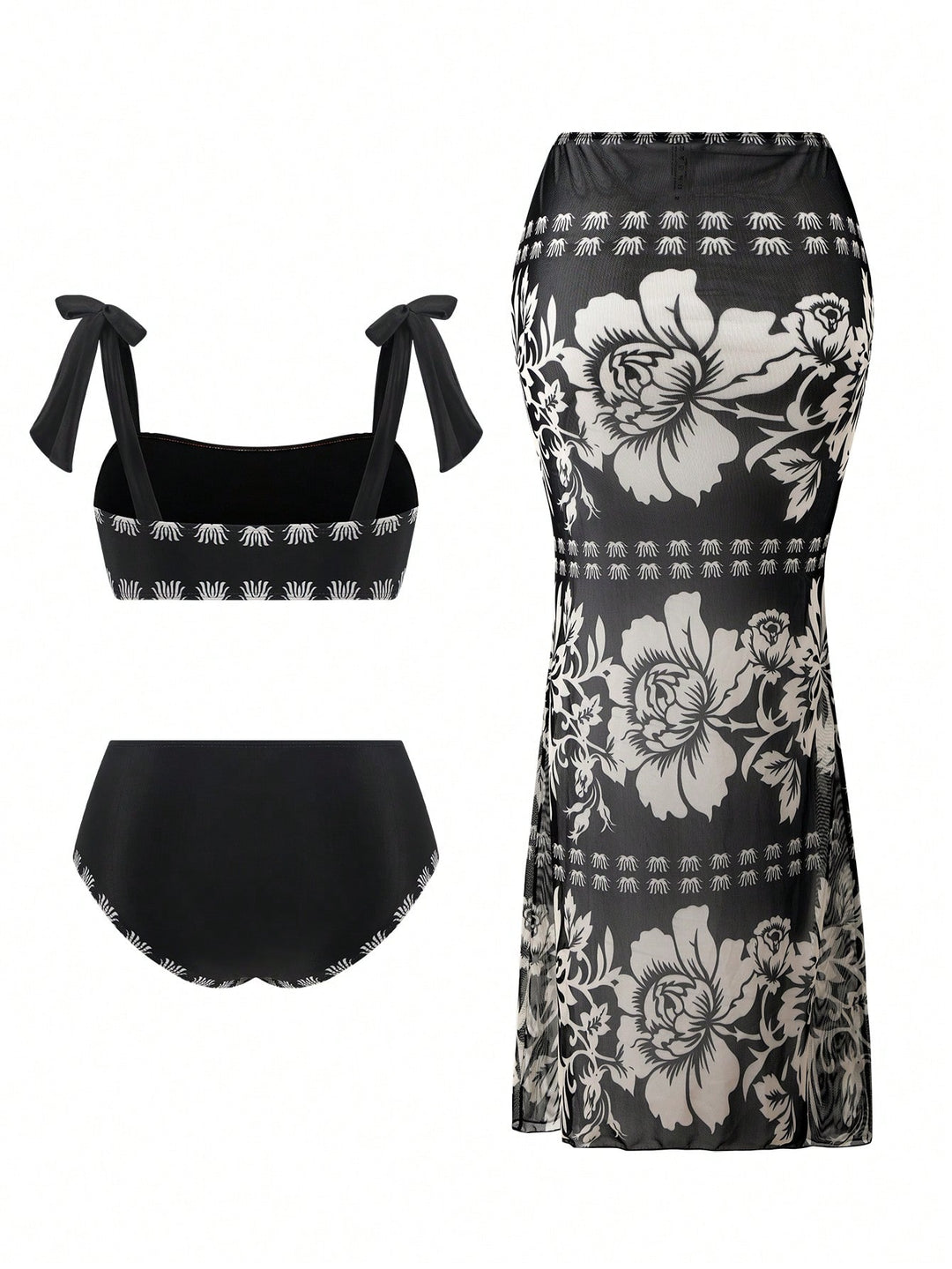 Set bikini SHEIN, mix culori