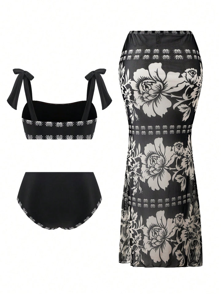 Set bikini SHEIN, mix culori
