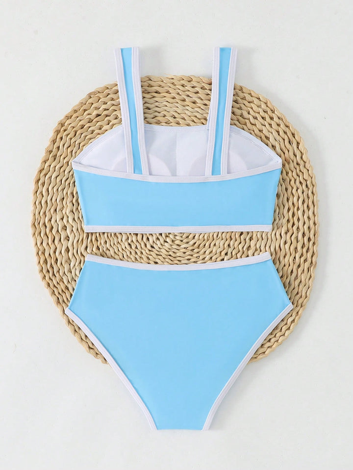 Set bikini SHEIN, albastru