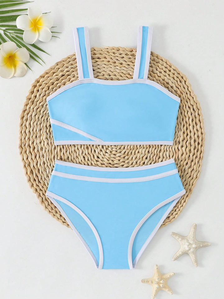 Set bikini SHEIN, albastru
