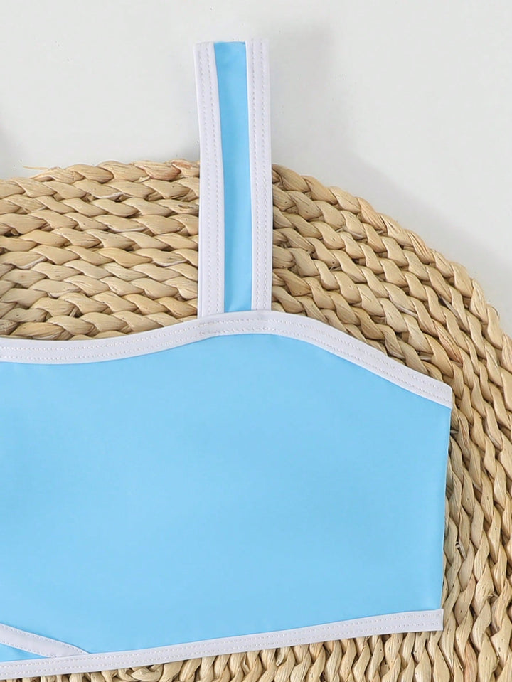 Set bikini SHEIN, albastru