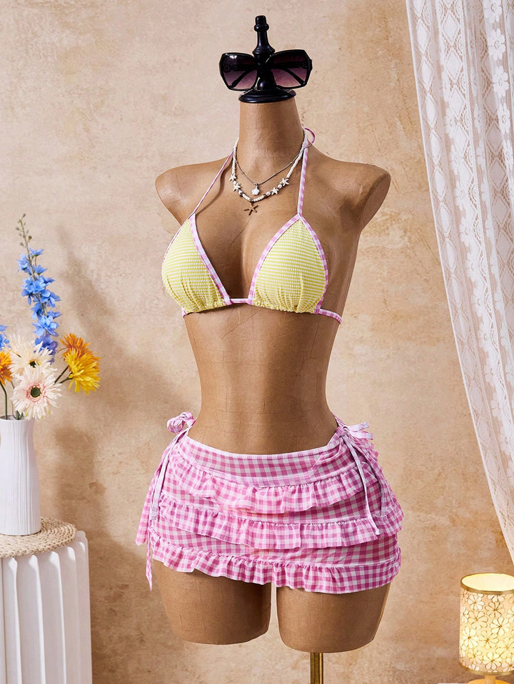 Set bikini SHEIN, mix culori