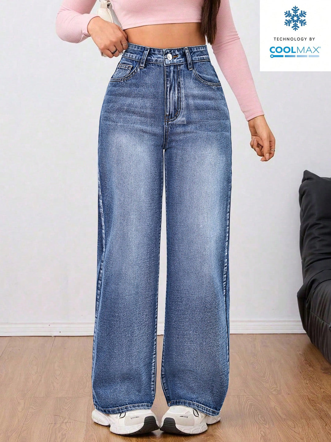 Jeans SHEIN, albastru