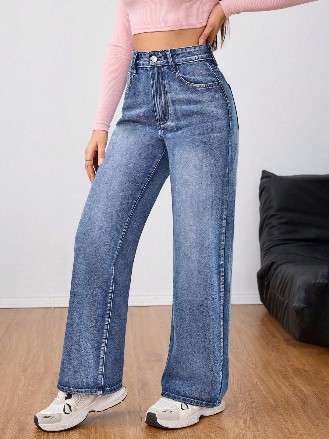 Jeans SHEIN, albastru