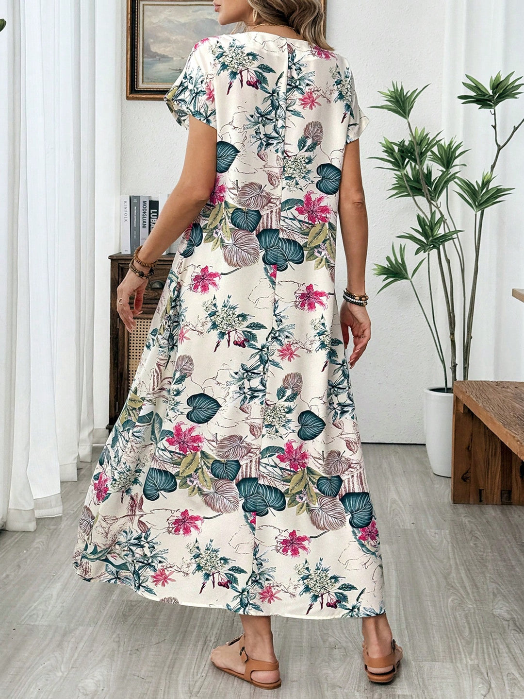 Rochie maxi SHEIN, mix culori