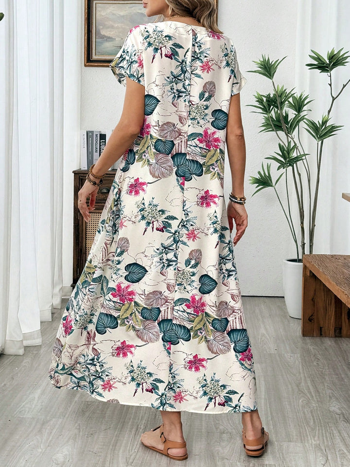 Rochie maxi SHEIN, mix culori