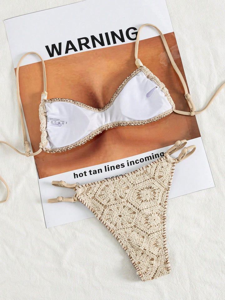 Set bikini SHEIN, bej
