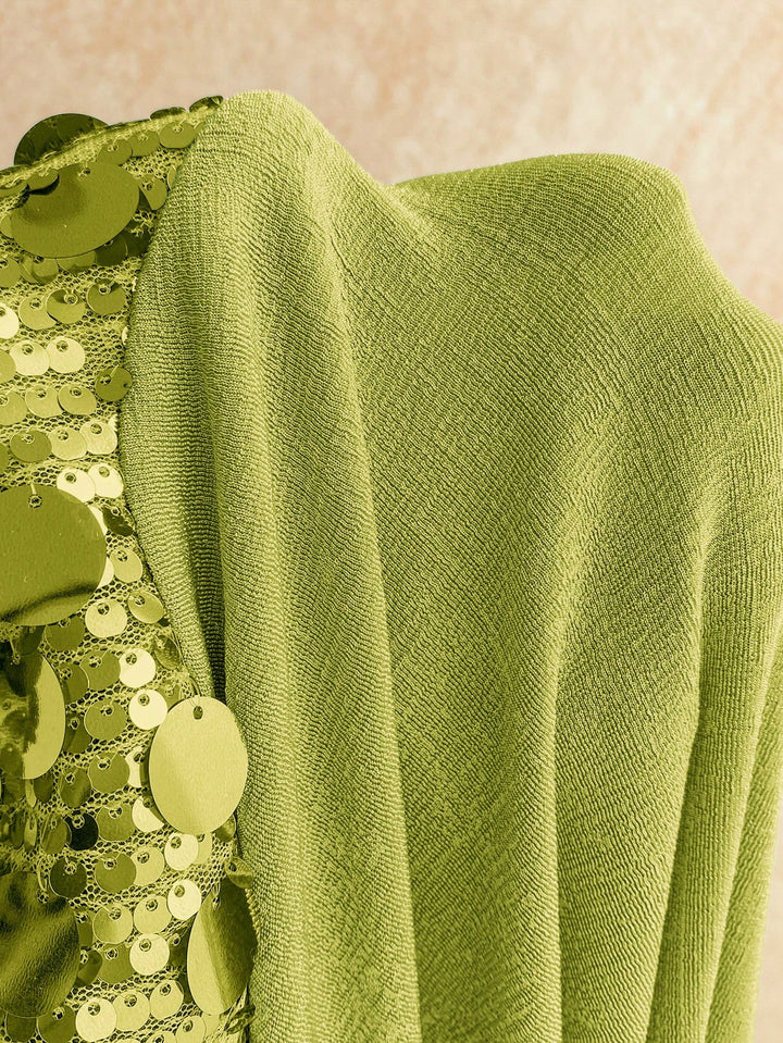Rochie mini SHEIN, verde