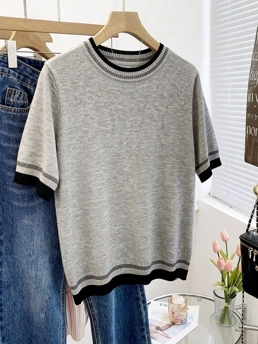 Tricou SHEIN, gri