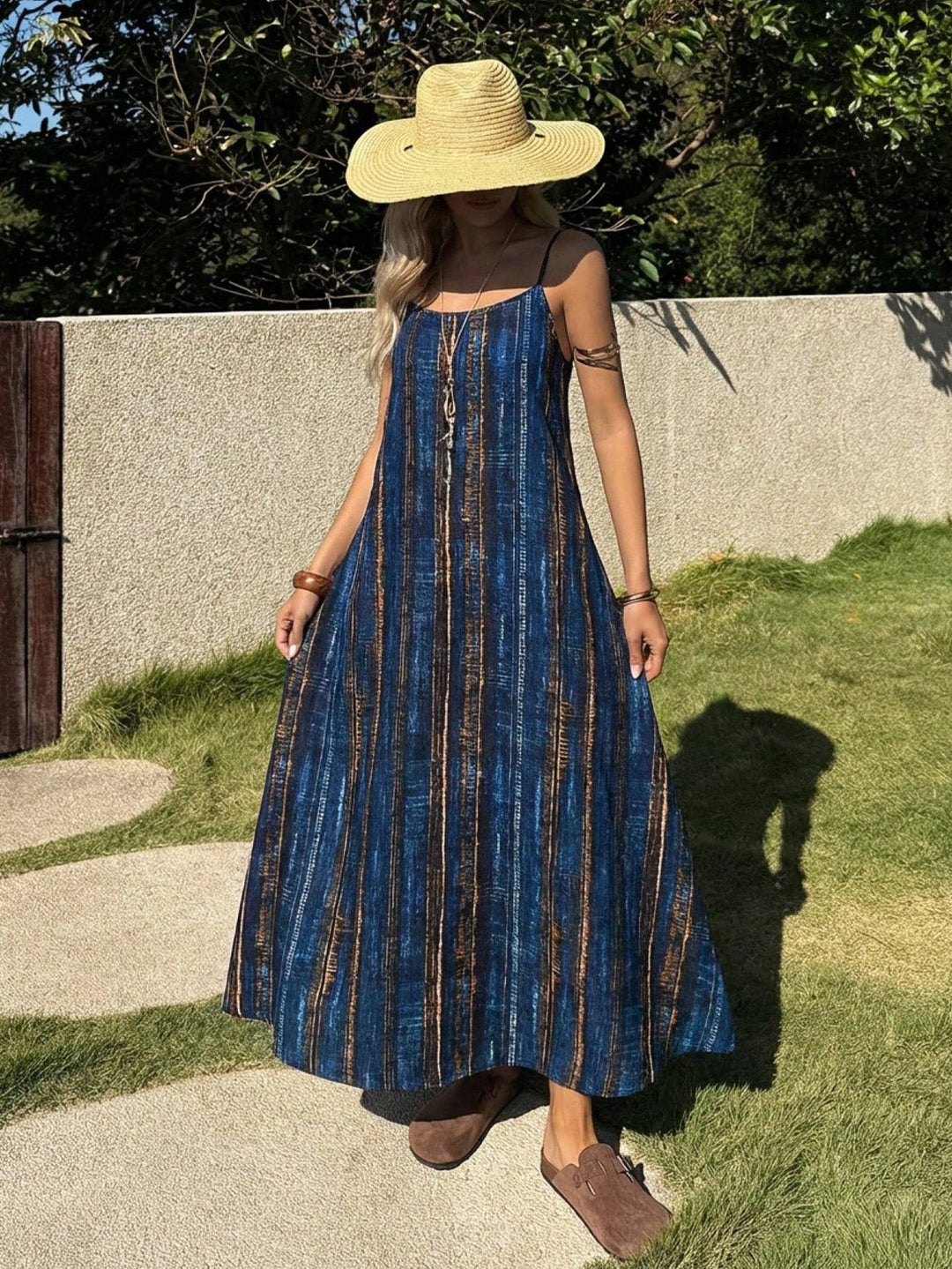 Rochie midi SHEIN, albastru