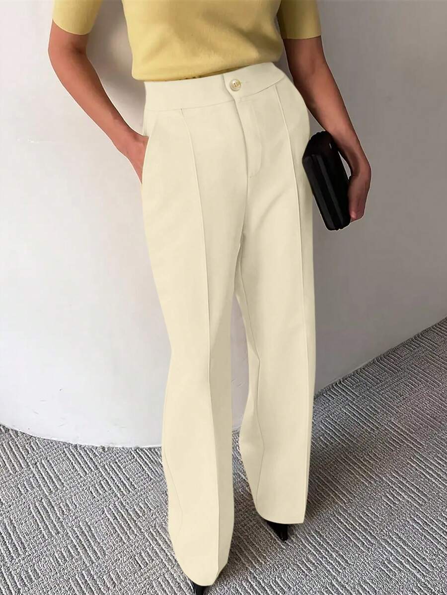 Pantaloni SHEIN, crem