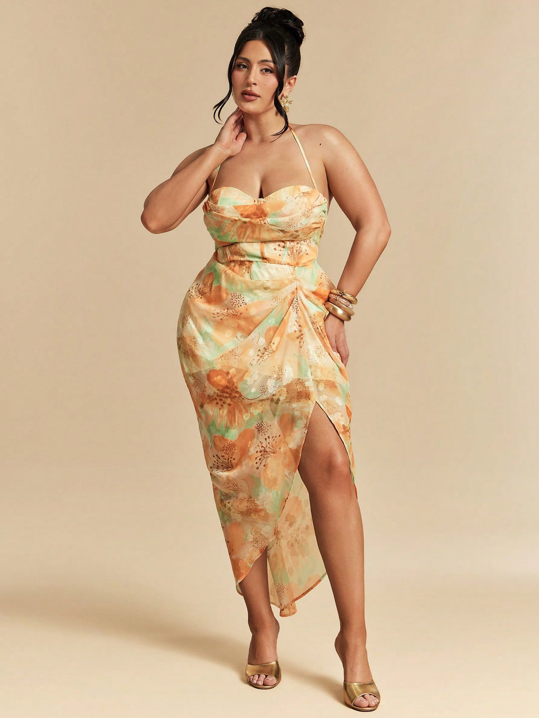 Rochie SHEIN, portocaliu