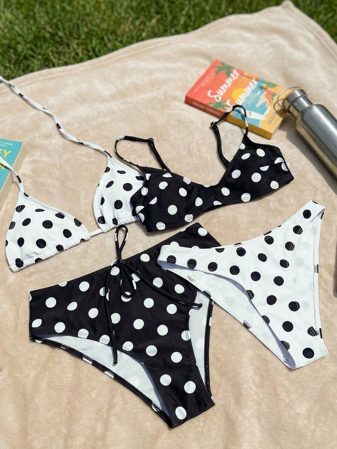Set bikini SHEIN, negru