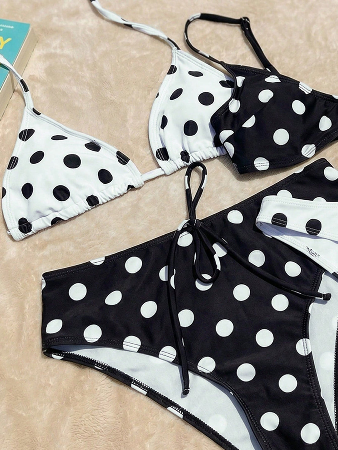 Set bikini SHEIN, negru