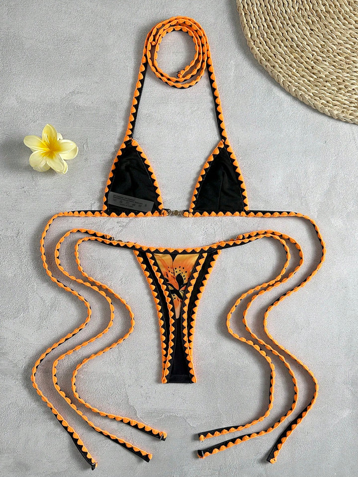 Set bikini SHEIN, negru