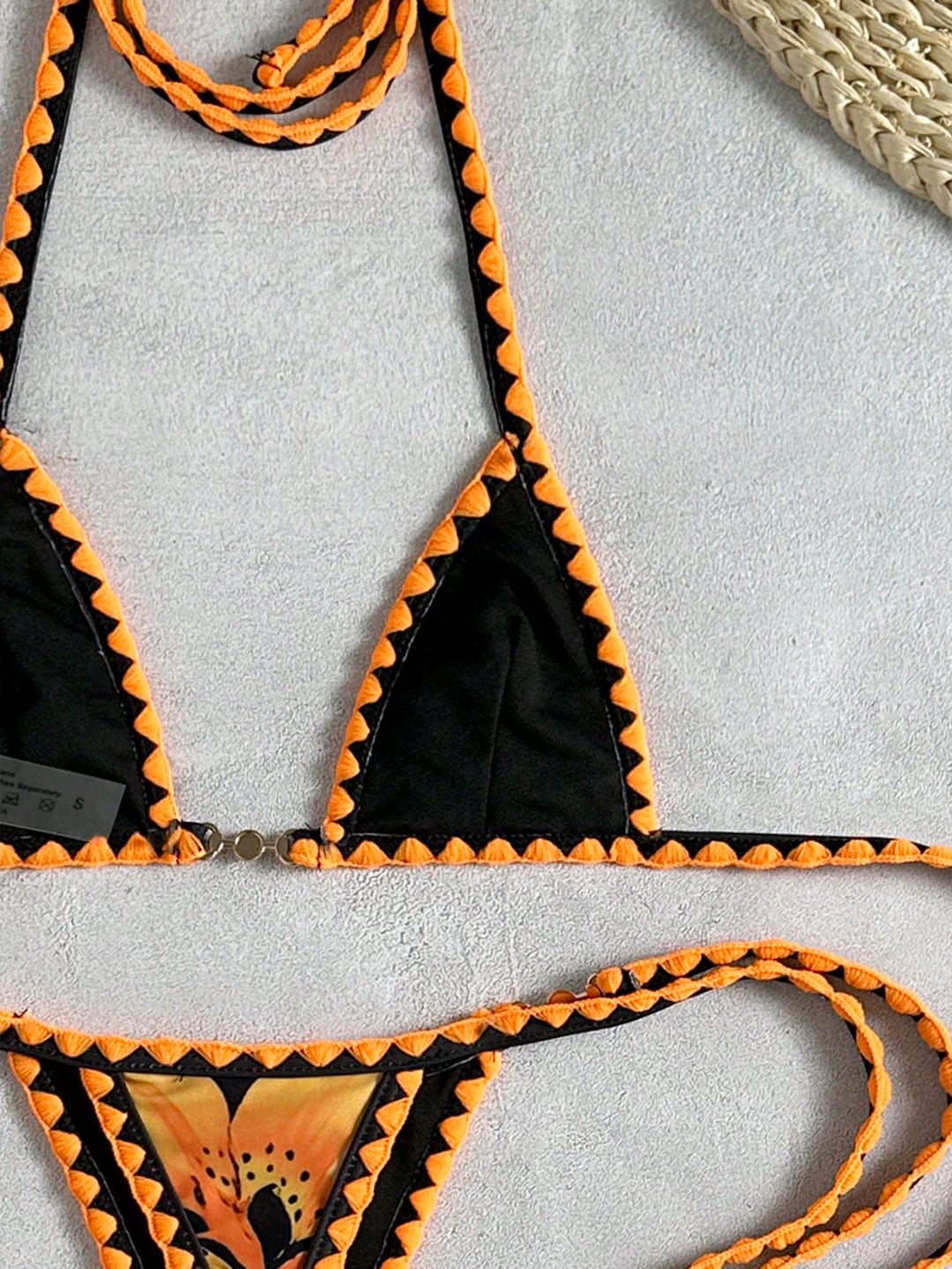 Set bikini SHEIN, negru