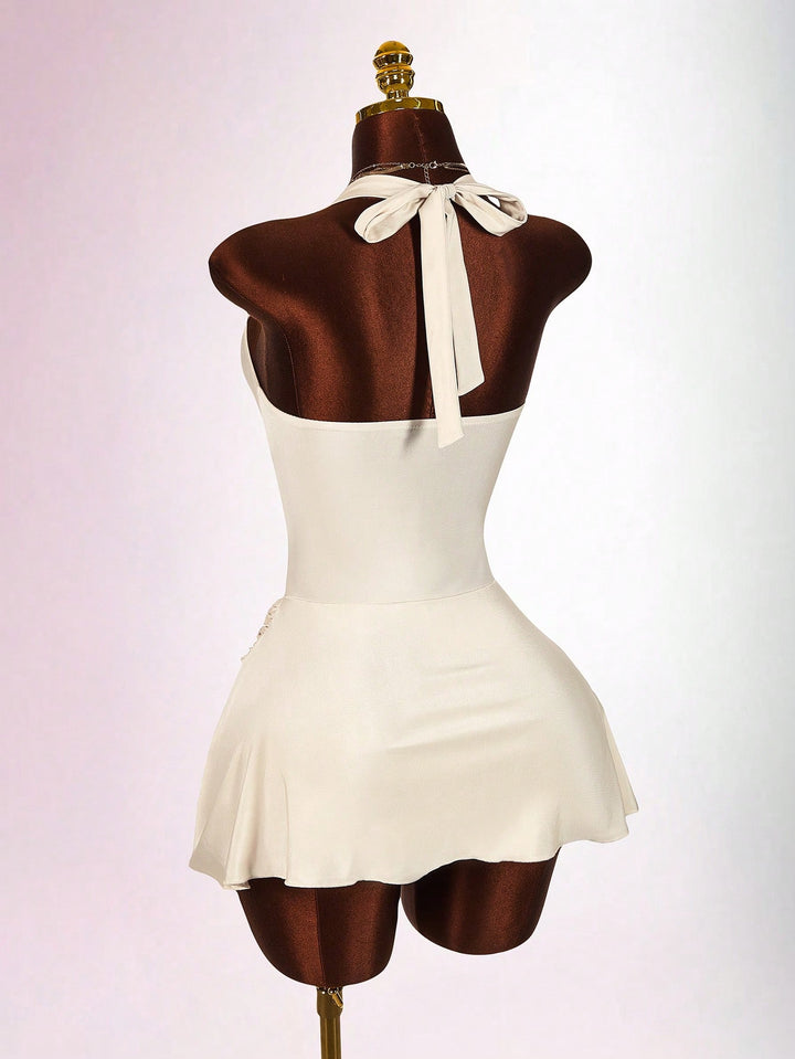 Rochie mini SHEIN, portocaliu