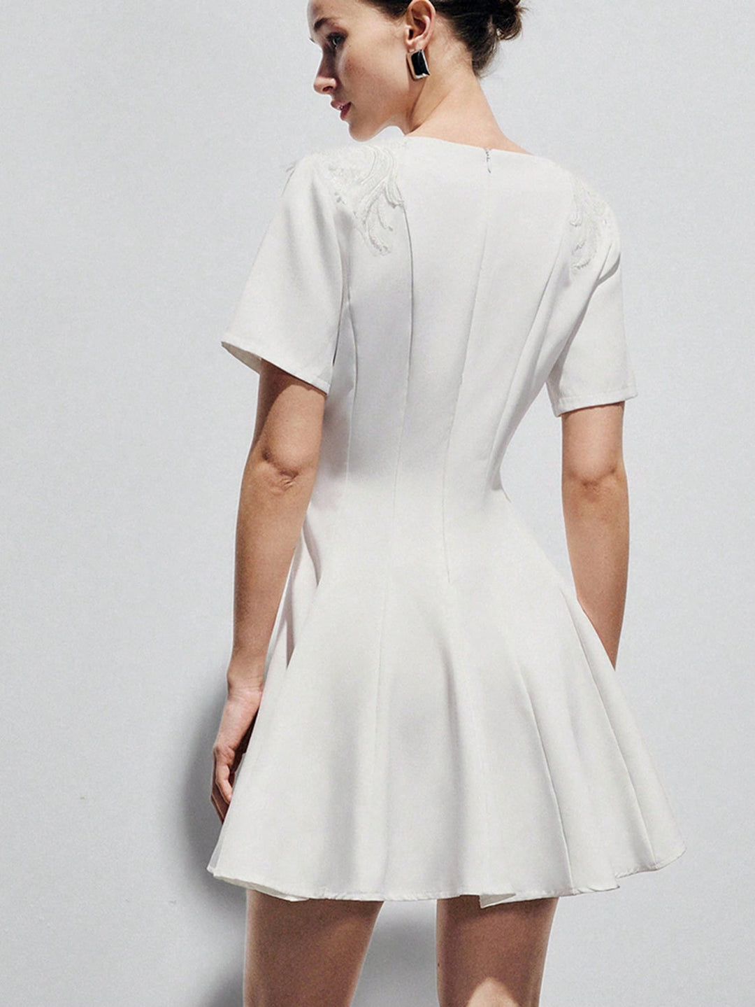 Rochie mini SHEIN, alb