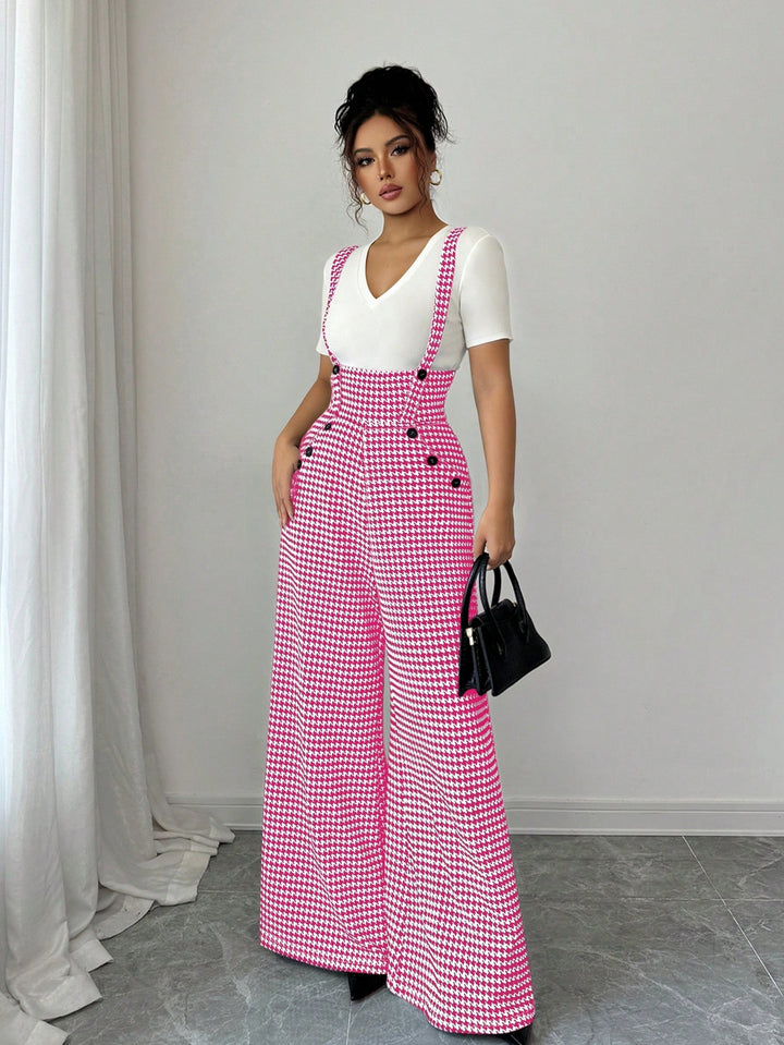 Salopetă SHEIN, roz