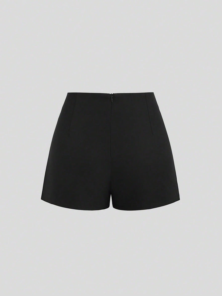 Pantaloni scurți SHEIN, negru