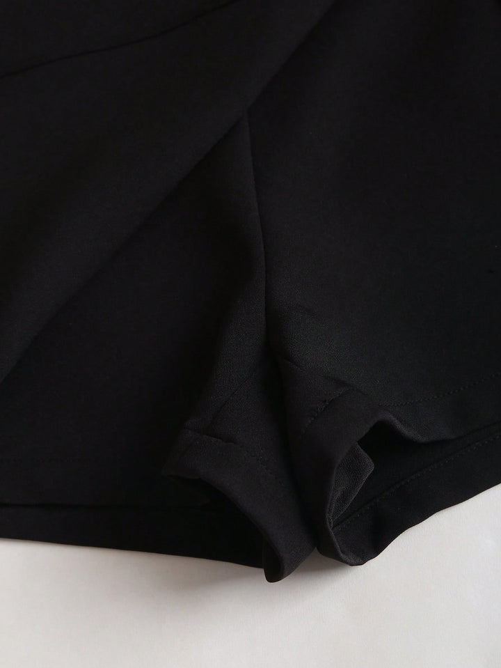 Pantaloni scurți SHEIN, negru