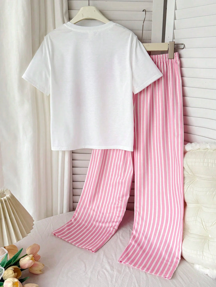 Compleu pijamale SHEIN, mix culori