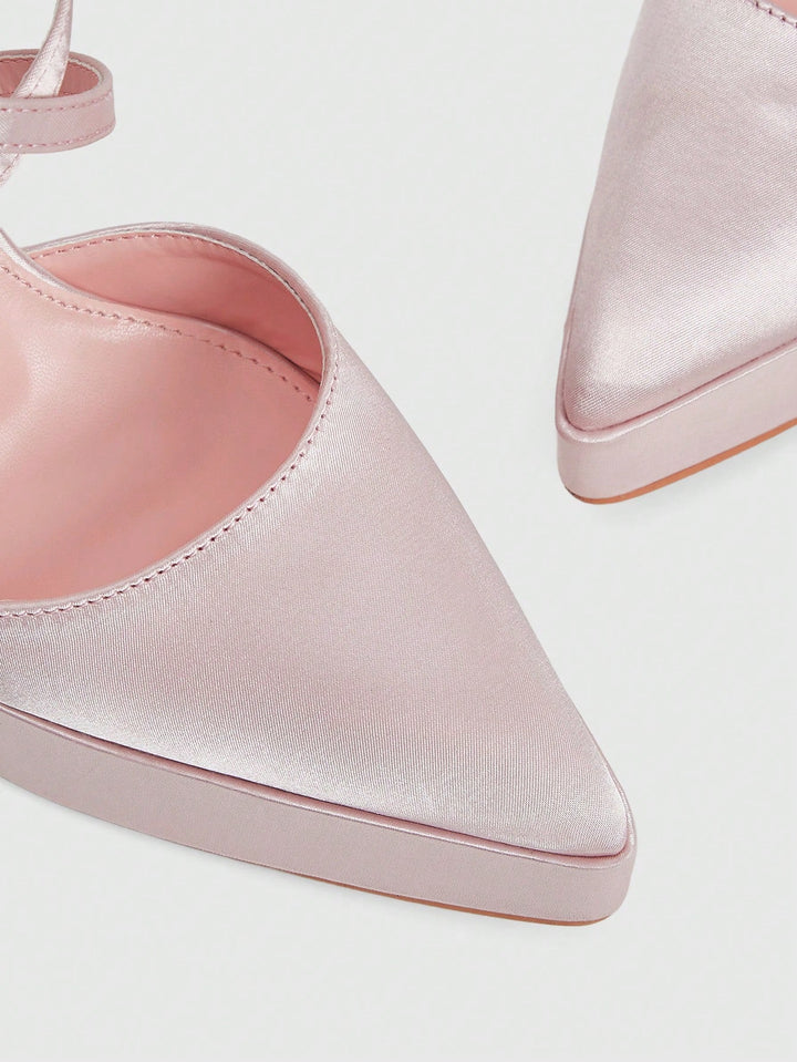 Pantofi cu toc SHEIN, roz